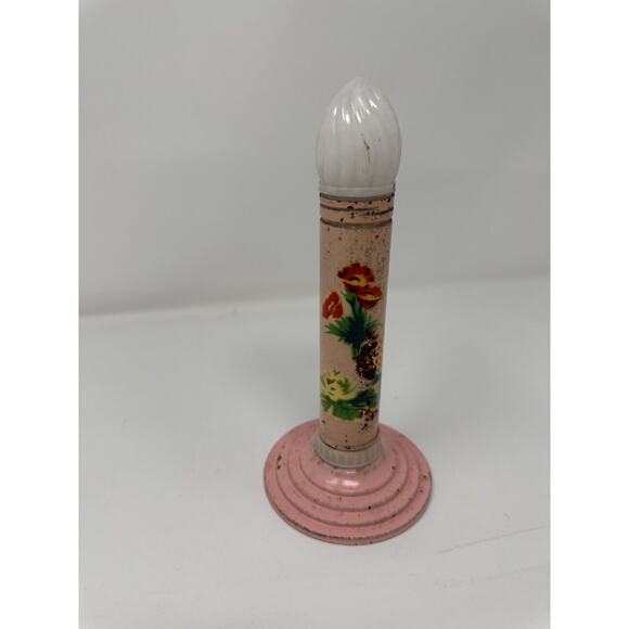 Vintage RARE Marbo Battery Operated Candles Holiday Christmas Tin Litho - Picture 1 of 3